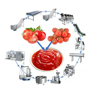 OCEAN Industrial Tomato Sauce Make Machine Ketchup Maker Small Tomato Paste Process Machine for Sale