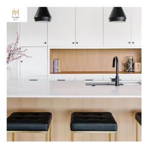 Mutfak su geçirmez yanmaz ev mobilya Modern ev için ayakta serbest duran Metal paslanmaz çelik tam mutfak dolabı mutfak - Product Image 4