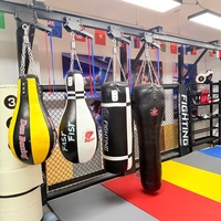 Système de poulies de frappe de haute qualité, installé au sol, avec rail de plafond pour sac de boxe, conçu pour les combattants professionnels