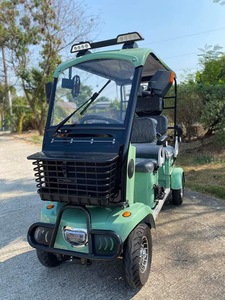 2025 nouveau Style coloré 4 roues urbain navettage électrique <span class=keywords><strong>Quad</strong></span> vélos vente chaude EBike pour 4 adultes Mini Bus et voiturette de Golf - Product Image 4