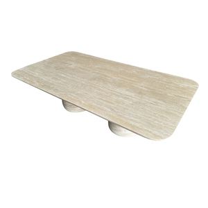 <span class=keywords><strong>OEM</strong></span> ODM đồ nội thất bằng đá cẩm thạch bàn trà cao cấp biệt thự khách sạn sáng tạo tự nhiên travertine Bàn cà phê - Product Image 2