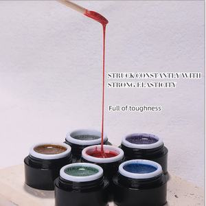 JTING Gel de Uñas Popular de 6 Colores para Arte de Uñas, Colección Spider Gel, Gel de Uñas con Efecto de Hilo Elástico y Diseño de Taladro Roto - Product Image 5