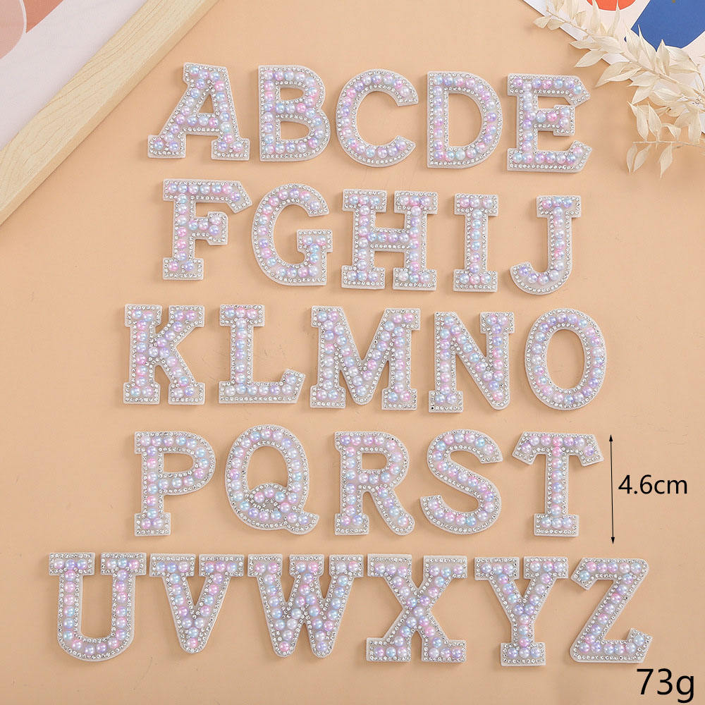 26 letter-purple pink color