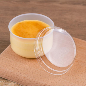 Gobelets à pâtisserie en PP résistant aux hautes températures, boîte à pudding, gelée, <span class=keywords><strong>yaourt</strong></span>, <span class=keywords><strong>gâteau</strong></span>, dessert, gobelet en plastique avec couvercle - Product Image 1