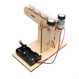 Machine à servir des balles automatique en bois DIY OKYN-G6535, kits de matériel d'assemblage faits à la main, technologie - Product Image 1