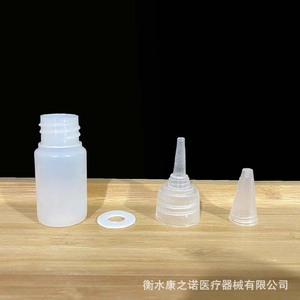 <b>Plastic</b> Nozzle Bottle 10 20 30ml Screw Cap Cylinder Shape For Glue Paint <b>Packaging</b> - Product Image 5
