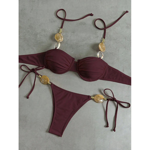 2026 Vente en gros de maillots de bain brésiliens, bikinis 2 pièces, <span class=keywords><strong>mini</strong></span> micro bikinis sexy imprimés, vente en gros - Product Image 4
