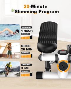 Wellshow thể thao bước cho tập thể dục ở nhà, Mini cầu thang bước với sức đề kháng ban nhạc, xách tay dưới bàn bước tập luyện - Product Image 3