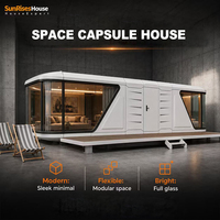 Maison conteneur extensible 30 pieds, aménagement personnalisé, unité de logement modulaire pliable avec intérieur complet