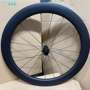 Jeu de roues de route <span class=keywords><strong>en</strong></span> fibre de carbone SeeMore T800 prêt à être expédié, jantes 700C 60 mm, frein à disque, axe traversant, blocage central, <span class=keywords><strong>24H</strong></span> 7/8/9/10/11/12 vitesses - Product Image 5