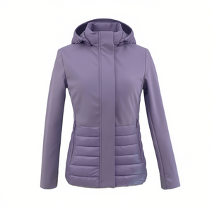 Giacca a Vento da Donna Taglie Forti KD802, Leggera con Cappuccio, per Uso Casual - Product Image 2