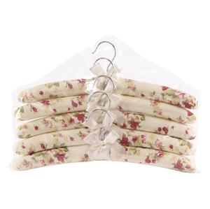 Grucce Imbottite In Raso Per Abiti Delicati – Antiscivolo, 5 Pezzi, Colore Grigio - 3