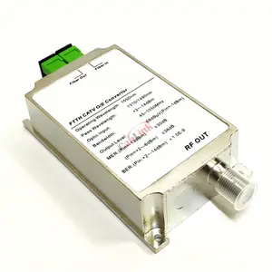 CATV Mini FTTH Fiber Optic Equipment WDM Node RF Converter Triplexer Minimode Indoor AGC 1310nm/1490nm/1550nm Power-Free