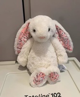 Peluche Lapin de la Série Jellycotts du Royaume-Uni, Jouet en Peluche Doux, Poupée Lapin Rembourrée, Peluche Animale Kawaii pour Enfants