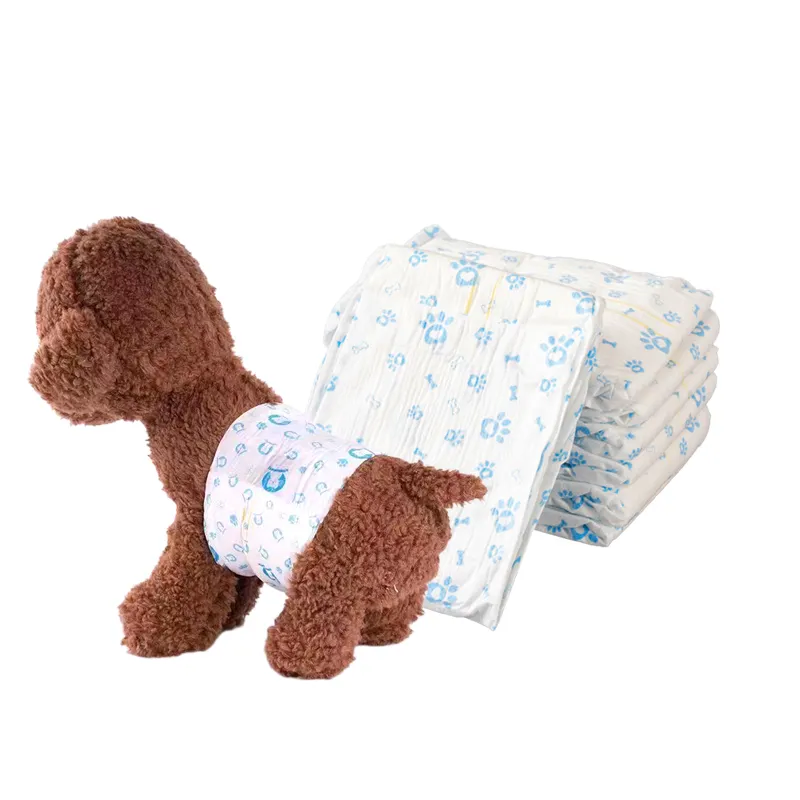 China Wholesale Dog Pet Training Pads Diaper High Absorbent Soft Dog Diapers Disposable Male