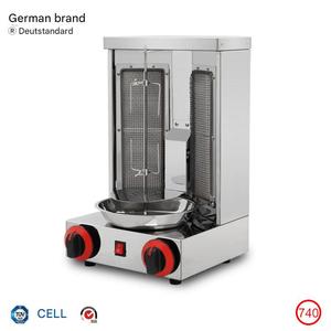 Parrilla de barbacoa eléctrica de 220V, rotación automática, Control de temperatura de parrilla independiente, <span class=keywords><strong>pollo</strong></span> asado de acero inoxidable 304 - Product Image 3