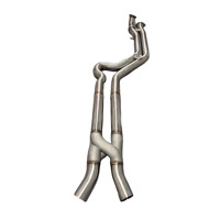 Kit de Escape de Alto Rendimiento con Tubo Intermedio y Tubo en Z de Acero Inoxidable de Igual Longitud para BMW M3 M4 G80 G82 G8X