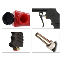 Sableuse pneumatique portative Anti-rouille, Mini pistolet de pulvérisation de sable, sableuse réglable