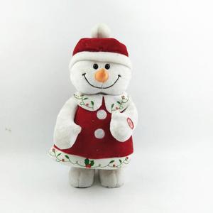 Enfants électrique PP coton rempli en peluche Animatronic danse bonhomme de neige jouet avec musique soulagement du Stress cadeau d'anniversaire - Product Image 2