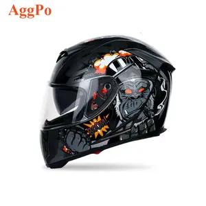 หมวกกันน็อคมอเตอร์ไซค์แบบเต็มใบ,หมวกกันน็อค DOT Rapid Street Bike สำหรับแข่ง Casco Moto พร้อมที่บังแดดพื้นที่บลูทูธสำหรับผู้ใหญ่วัยรุ่น