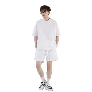 Летняя Новая мужская 100% хлопковая Высококачественная футболка с вышитым компьютерным принтом