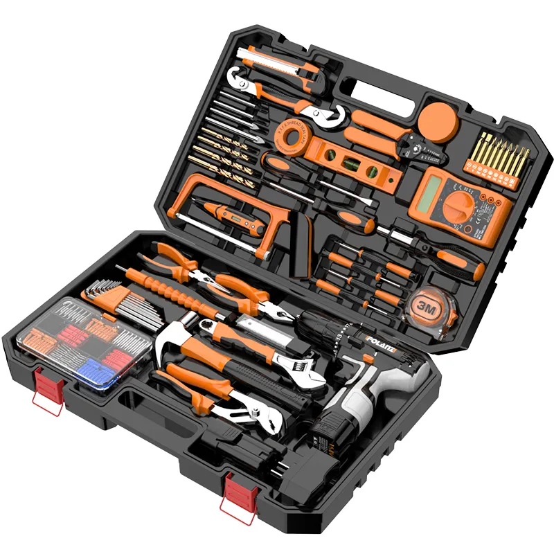 Hot Selling electrician tools Cordless electric impact drill with lithium-ion battery Tool Sets