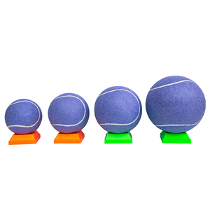 ลูกเทนนิสเป่าลมขนาดใหญ่ 9.5 นิ้ว สีเหลืองและสีส้ม ทำจากผ้าสักหลาด เป็นมิตรกับสิ่งแวดล้อม สำหรับสุนัข ใช้เป็นของขวัญส่งเสริมการขาย - Product Image 6