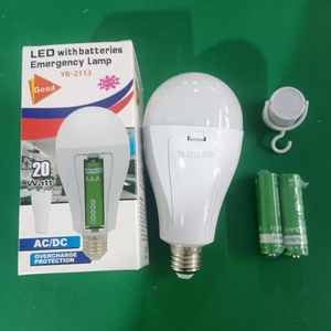 Супер яркий 20 Вт перезаряжаемая светодиодная лампочка портативный водонепроницаемый фонарь для кемпинга с аккумулятором, изготовленный из прочного пластика - Product Image 3