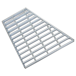 Grille de passerelle pour usine pétrochimique, en acier galvanisé à chaud, grille de passerelle en acier robuste, poids par <span class=keywords><strong>mètre</strong></span> <span class=keywords><strong>carré</strong></span> - Product Image 2