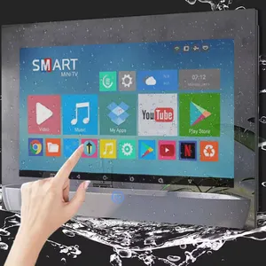 22-Inch Smart Bathroom TV Android System 12V Power 1080p 60Hz Wall Mounting WiFi