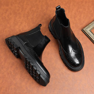 Chaussures en cuir pour hommes de qualité luxueuse, style italien, pour mariage, camouflage, formelles, à enfiler, Oxford, fabriquées à la main, légères pour l'automne - Product Image 3