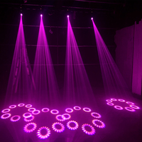 Mini projecteur LED à tête mobile 120W Beam Spot avec 8 prismes rotatifs pour DJ, DMX, bar, stroboscope et effets de scène