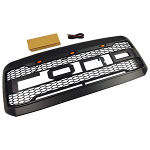 Ford F250 Raptor Style <b>Grille</b> ABS Material 2005-2007 Front Bumper Replacement <b>Mesh</b> Design - Product Image 3