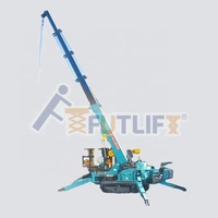 Nouvelle grue araignée hydraulique chinoise de 3 tonnes pour travaux extérieurs, avec câble en acier, pour usage domestique, restaurants, hôtels et commerce de détail