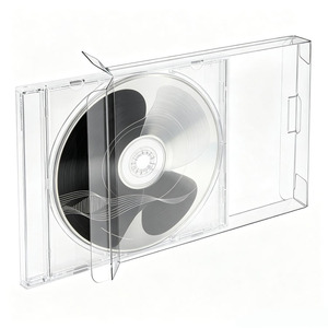 <b>Plastic</b> Clear PET folding <b>box</b> <b>BOX</b> Single Card Music CD Jewel Disc Storage Protective <b>Display</b> <b>Box</b> for CD - Product Image 1