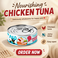 Nourriture humide pour chats MAIDOU, riche en protéines, en conserve de 85 g, viande fraîche entièrement naturelle, nourriture pour chats en conserve, vente en gros d'aliments pour animaux de compagnie
