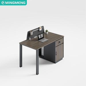 Ensemble bureau et chaise de bureau, postes de travail pour 4/6/8 personnes, cabines, bureau informatique moderne minimaliste - Product Image 5