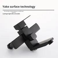 Ensemble de douche mural carré noir mat en acier inoxydable 304, mitigeur de douche 3 fonctions, kit avec douchette à main et barre coulissante