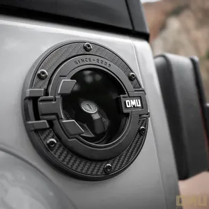 OMU Genesis Series Aluminum Transparent Gas Tank Cover For Jeep Wrangler JK Gas Cap Accessories Maiker Manufacturer