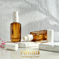 Pot en verre de luxe pour cosmétiques 30g 50g, flacon pompe en verre pour sérum 20ml 30ml 50ml 100ml 120ml, ensemble d'emballage cosmétique
