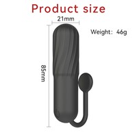 Vibrateur clitoridien rechargeable en silicone, mini-vibrateur à balles à 10 fréquences pour femmes, très vendu