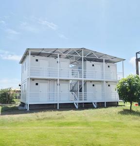 Maison Modulaire Conteneurisée à Deux Étages pour Dortoirs de Travailleurs, Conception Empilable, Installation Rapide, Quartiers Préfabriqués pour le Personnel de Camp - Product Image 1