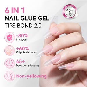 BORN PRETTY Nuevo <span class=keywords><strong>Pegamento</strong></span> <span class=keywords><strong>para</strong></span> <span class=keywords><strong>Uñas</strong></span> 6 en 1 Mejorado, Capa Base de Adhesión Fuerte, Gel Adhesivo <span class=keywords><strong>para</strong></span> Puntas de <span class=keywords><strong>Uñas</strong></span> <span class=keywords><strong>con</strong></span> <span class=keywords><strong>Pincel</strong></span>, <span class=keywords><strong>para</strong></span> Extensión de <span class=keywords><strong>Uñas</strong></span> y Construcción de Apices - Product Image 3