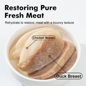 Alimenti per animali domestici liofilizzazione OEM ODM per animali domestici liofilizzazione per gatti e cani Spot all'ingrosso di petto d'anatra carne secca per gatti - Product Image 4