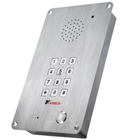 KNTECH KNZD-15 salle blanche interphone industriel intérieur SUS304 matériel clavier mains libres pour produits de télécommunication