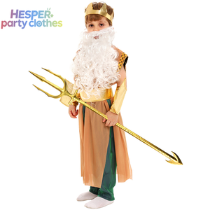 Disfraces de Halloween HESPER, Poseidón (mitología griega), Dios del mar, Terremoto, Tormenta, Caballo, Ropa de juego de rol de Dios del mar, para niños. - Product Image 1