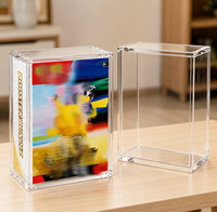 Boîte de protection en acrylique pour booster Pokémon 30e anniversaire avec couvercle magnétique transparent, protection UV pour cartes TCG