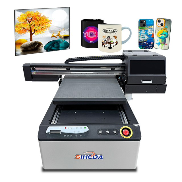 Versatile Rotary UV Printer 6090 Plastic Acrylic Glass Hybrid UV Printer Large Format Flatbed UV Printer for Glass