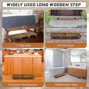 Taburete de Madera Antideslizante y Duradero para Personas Mayores, Multifuncional, para Camas Altas, Dormitorios, Cocinas y Salas de Estar - Product Image 5