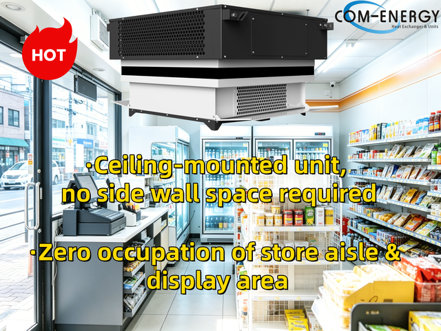Top Mount Monoblock Refrigeration Unit for Walk-in Cooler Convenience Store Storage Beverage Yogurt Space Saving Chiller